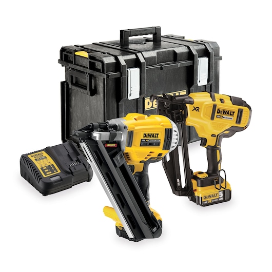 18V XR Nailer Twin Kit - 2 X 5Ah
