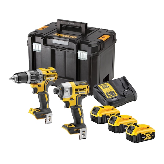 18V XR® 2-Tool Brushless Combo Kit - 3 x 5Ah