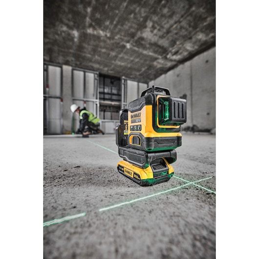 18V XR® 3 x 360° Compact Green Beam Laser - Bare Tool Only