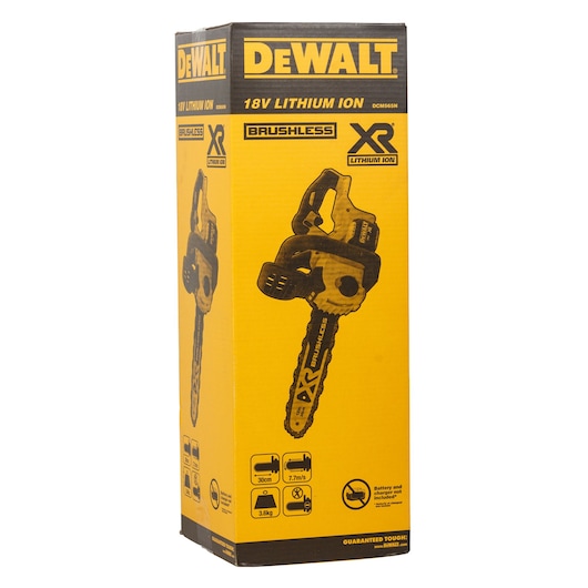 18V XR® Brushless 30cm Compact Chainsaw - Bare Tool Only