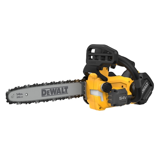 Slight angled 54V Top Handle Chainsaw