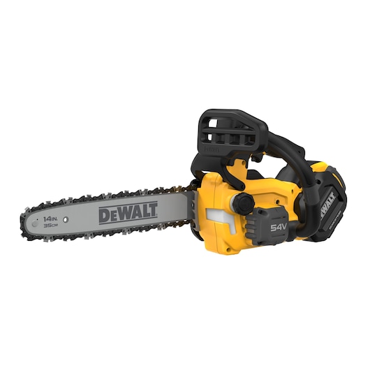 Slight angled 54V Top Handle Chainsaw