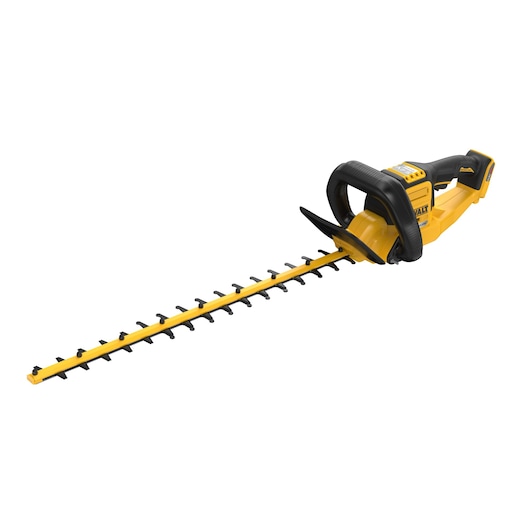 Angled front view of 54V FlexVolt 65cm Hedge Trimmer bare unit