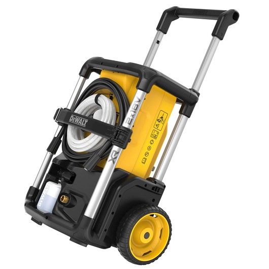 2x 18V XR Pressure Washer side view leaning back