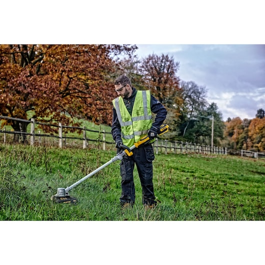 18V XR® Brushless String Trimmer with Folding Shaft - Bare Tool Only