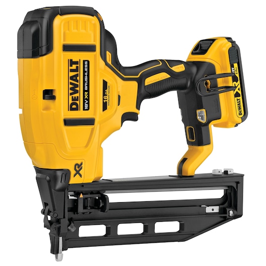 18V XR® Brushless 16Ga Second Fix Straight Nailer - 2 x 2 Ah