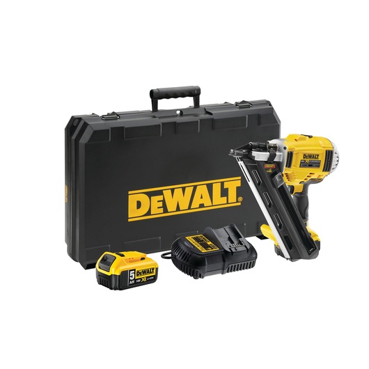 18V XR® Brushless Rapidcycle Framing Nailer - 2 x 5Ah