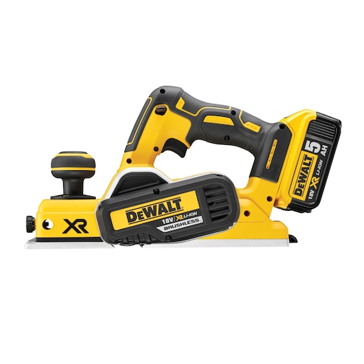 18V XR® Brushless Planer - 2 x 5Ah
