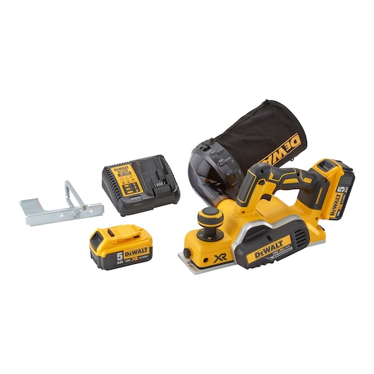 18V XR® Brushless Planer - 2 x 5Ah
