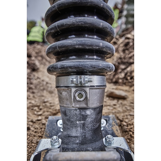 Close view of Powershift Rammer spring