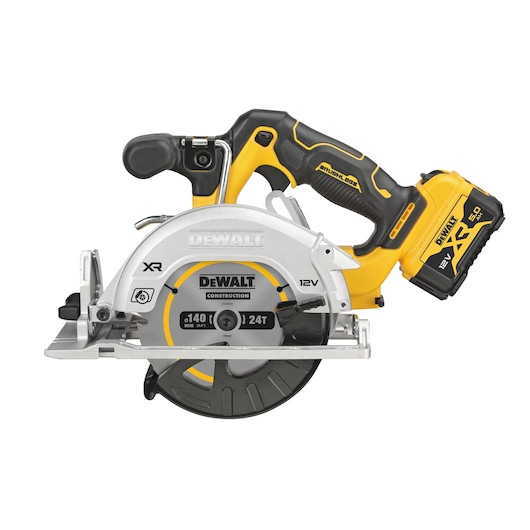 12V XR® Brushless 140mm Circular Saw - 2 x 5Ah