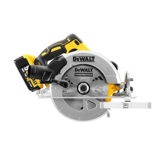 18V XR® Brushless 184mm Circular Saw - 2 x 5Ah