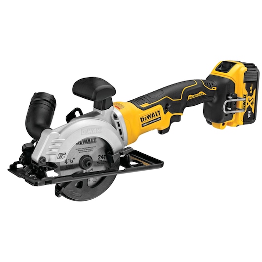 18V XR® Brushless 115mm Compact Circular Saw - 2 x 5Ah