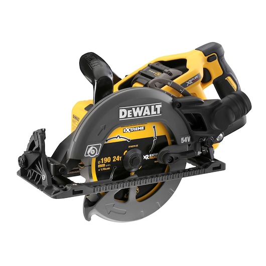 54V XR FLEXVOLT 190 mm High Torque Circular Saw - 2 x 6Ah