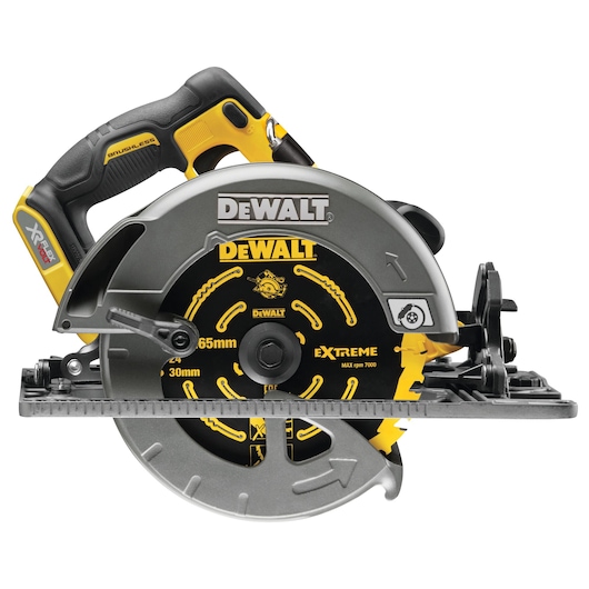 54V XR FLEXVOLT Rail Compatible Circular Saw (bare unit) with XR Extreme Runtime blade DT99562