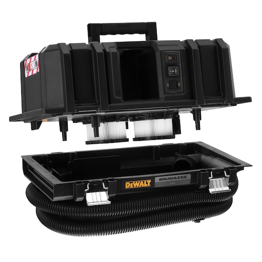 54V XR FLEXVOLT® M-Class Wet/Dry Dust Extractor - Bare Tool Only