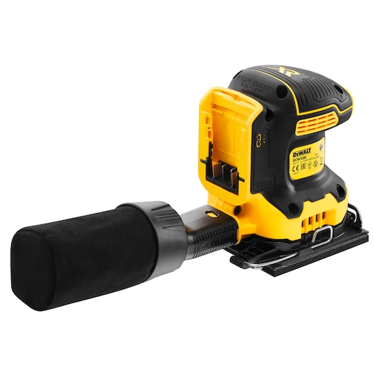 18V XR® Brushless 1/4 Sheet Sander - 2 x 5Ah