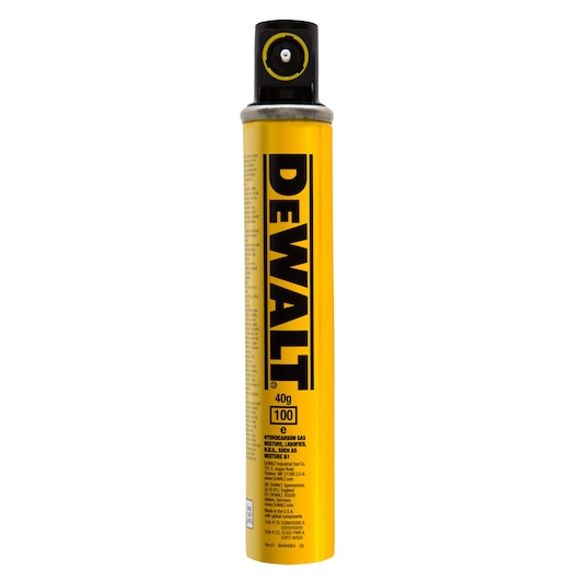DEWALT Anchors & Fasteners Trak-It ® C6 Fuel Cell can on white background