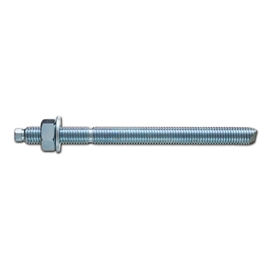 M12 x 160 mm Chisel Point Threaded Rod (10 Pk)