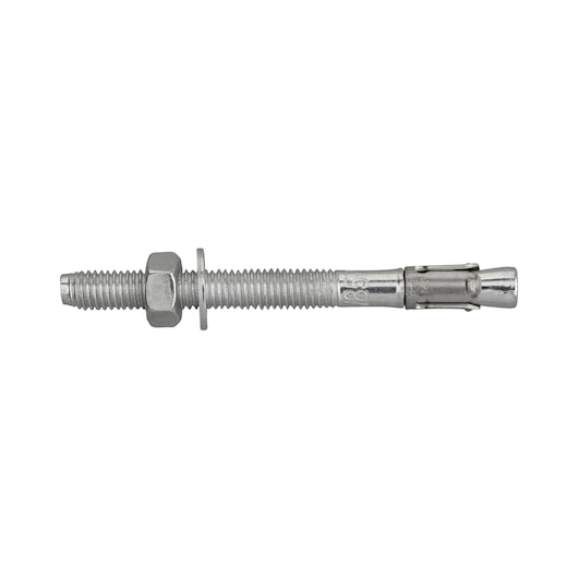 M10 x 90mm Performance Through Bolt PRO Zinc Plated Anchors (50 Pk)