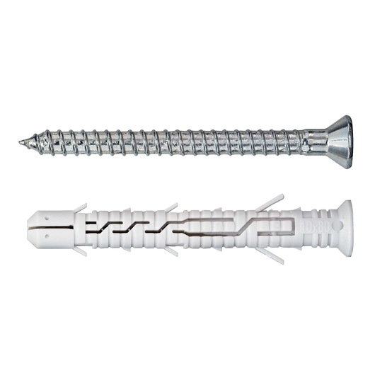 FRAMID®-PRO Countersunk Zinc Plated (10 x 80) (50 PK)