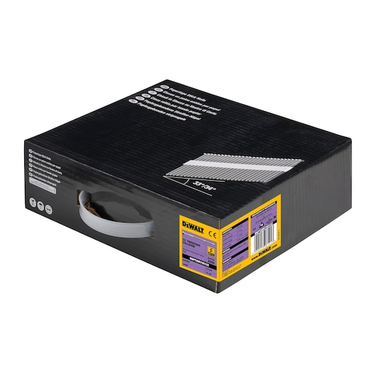 3/4 view box of 75mm papertape galvanized ring shank framing nails