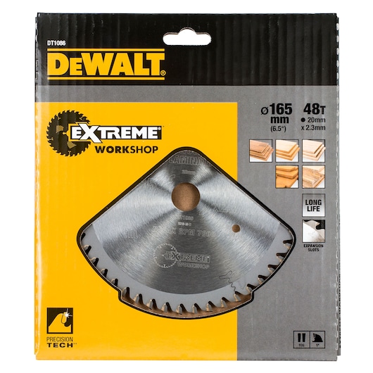 EXTREME® 165mm x 20mm 48T Workshop Circular Saw Blade