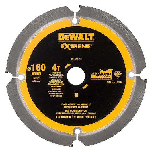 EXTREME® 160mm x 20mm 4T PCD Multi-Material Circular Saw Blade