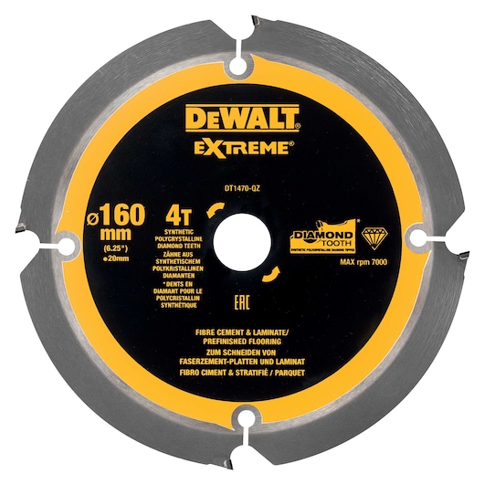 EXTREME® 160mm x 20mm 4T PCD Multi-Material Circular Saw Blade