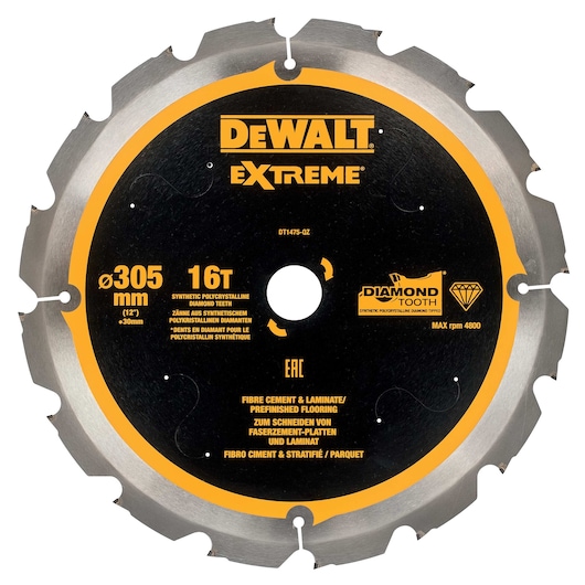EXTREME® 305mm x 30mm 16T PCD Multi-Material Circular Saw Blade