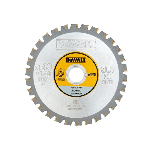 140mm x 20mm 30T Aluminum Circular Saw Blade