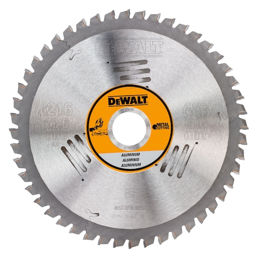 216mm x 30mm 48T Aluminum Circular Saw Blade