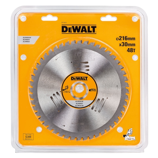 216mm x 30mm 48T Aluminum Circular Saw Blade