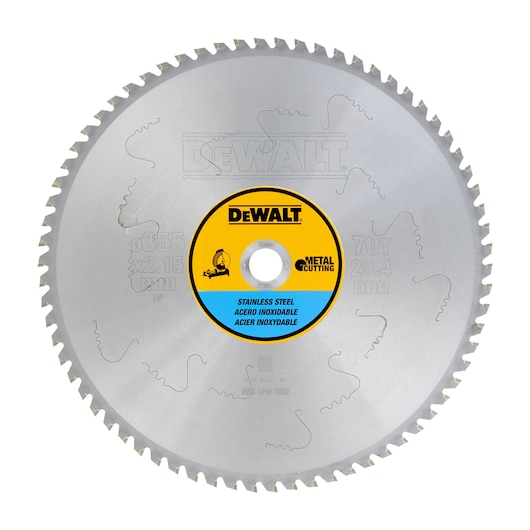355mm x 25.4mm 70T Stainless Steel Circular Saw Blade