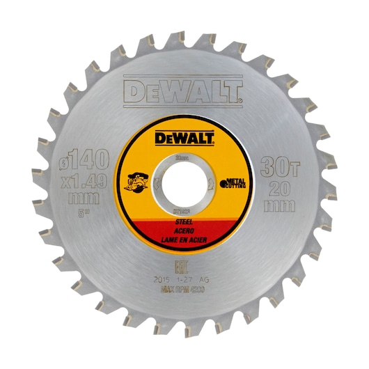 140mm x 20mm 30T Stainless Steel Circular Saw Blade