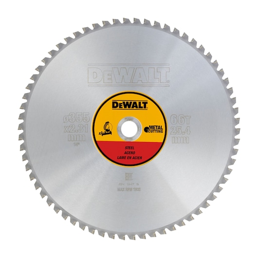 355mm x 25.4mm 66T Stainless Steel Circular Saw Blade