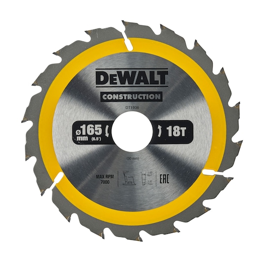 165mm x 30mm 18T Circular Saw Blade