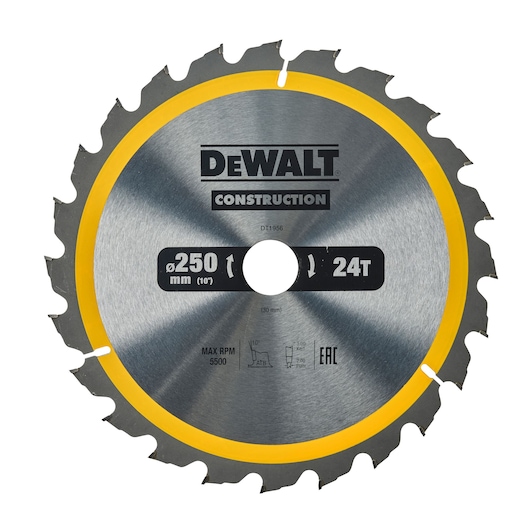 250mm x 30mm 24T Circular Saw Blade
