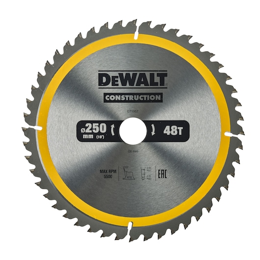 250mm x 30mm 48T Circular Saw Blade