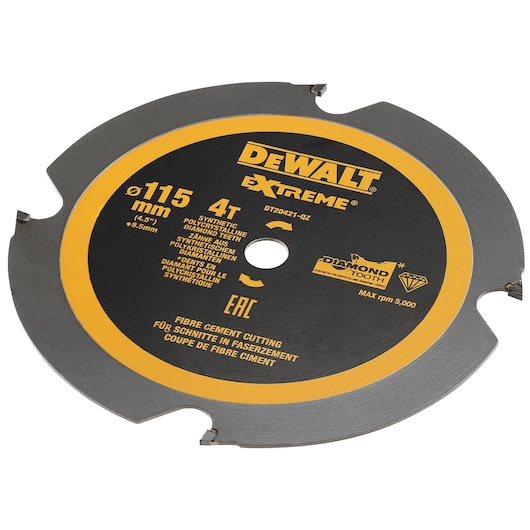 EXTREME® 115mm x 9.5mm 4T PCD Multi-Material Circular Saw Blade
