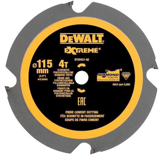 EXTREME® 115mm x 9.5mm 4T PCD Multi-Material Circular Saw Blade