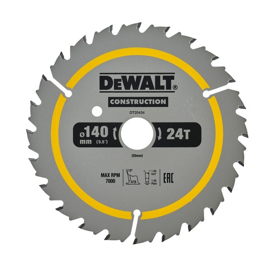 Circ Saw Blade 140x20mm 24T