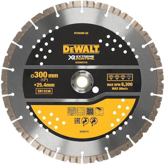 ELITE DIAMOND WHEEL 300mm Seg. Extreme RunTime ALL PURPOSE