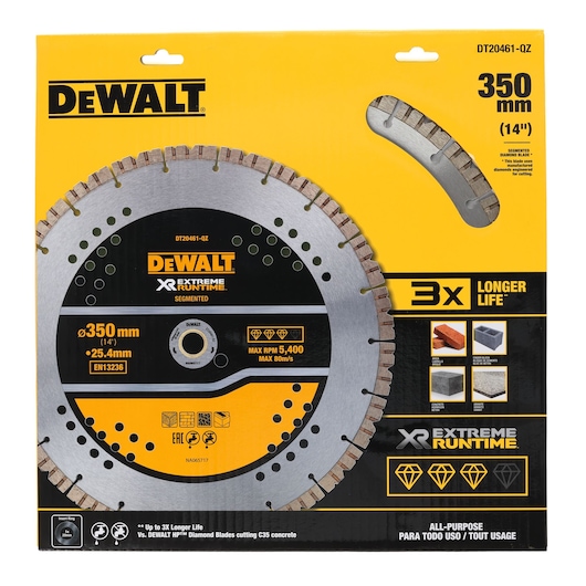 Elite Circular Saw Blade 350 x 25.4mm in pack