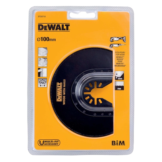 100mm Bi-Metal Semi-Circular Flush Saw Blade