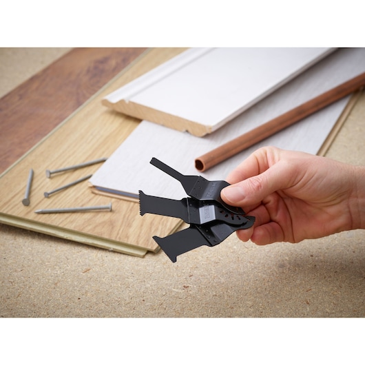 Oscillating Cutting Saw Blade Wood and Nails Set (3 pcs.)