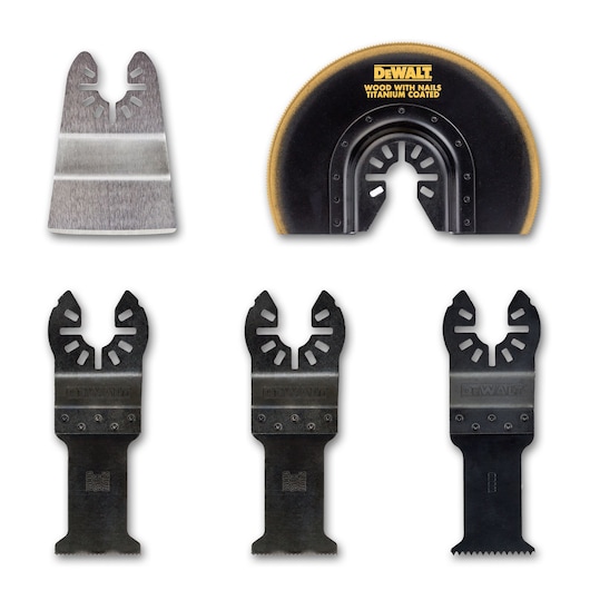 Oscillating Cutting Saw Blade (Wood / Nails) 5pc Set