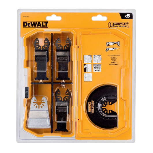 Oscillating Cutting Saw Blade (Wood / Nails) 5pc Set