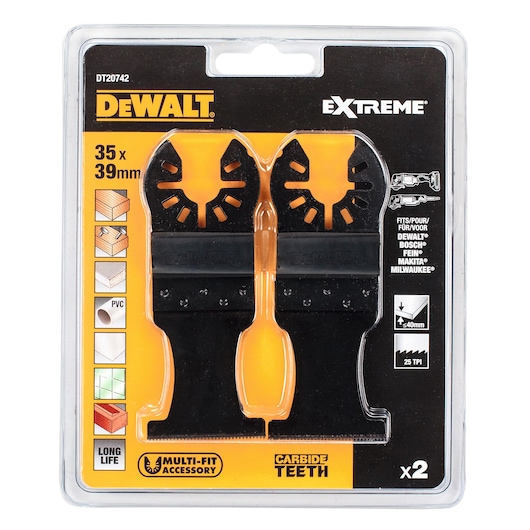 2 Pack 35mm Carbide Blade