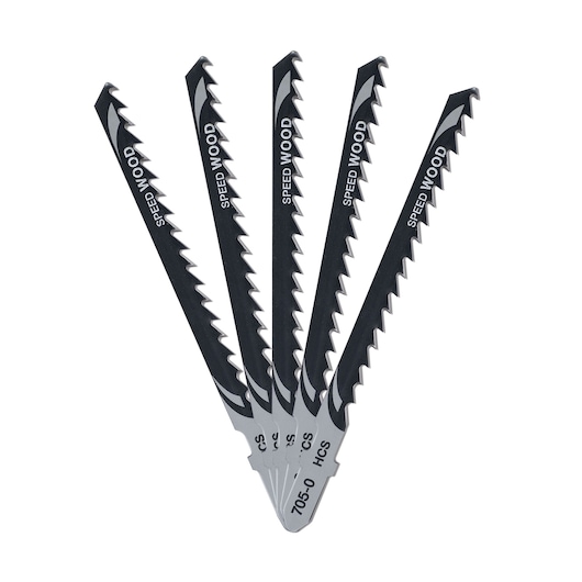70mm T-Shank HCS Jigsaw Wood Blade (T244D) (5 Pk)